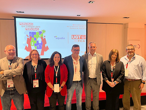 Concluye la IV Conferencia de la Sección Sindical Estatal de UGT FICA Aqualia